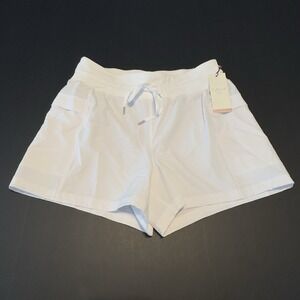 Women's Calia Journey Collection 4" Mid Rise Truelight Cargo Shorts NEW M White